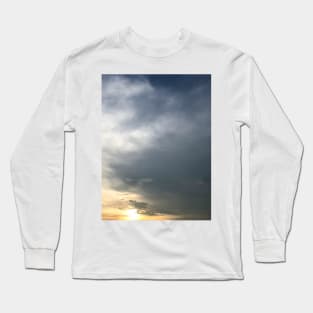 Sunset sky photography texture background Long Sleeve T-Shirt